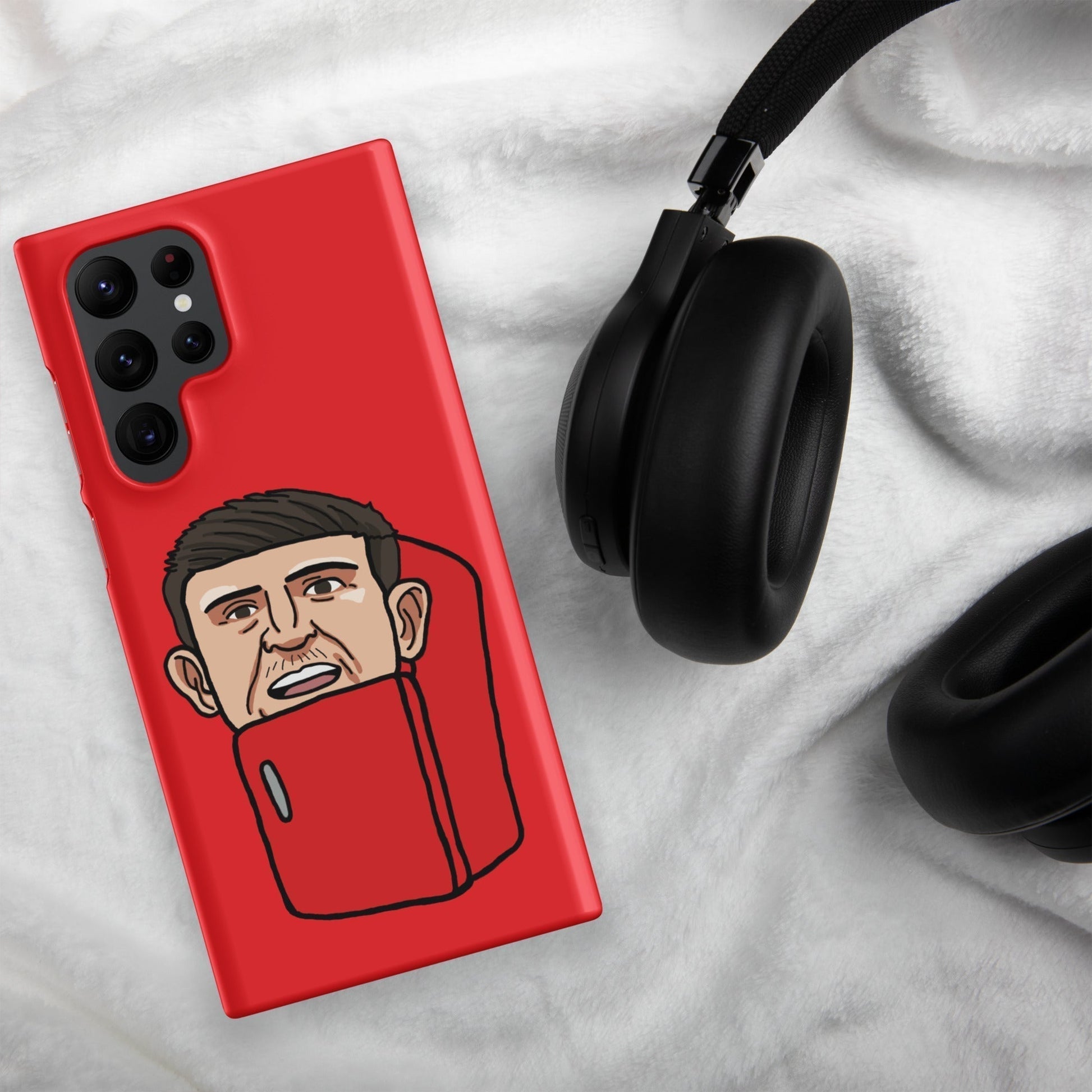 Harry ''The Fridge'' Maguire Snap Case for Samsung® Red Next Cult Brand Football, Harry Maguire, Manchester United, The Fridge