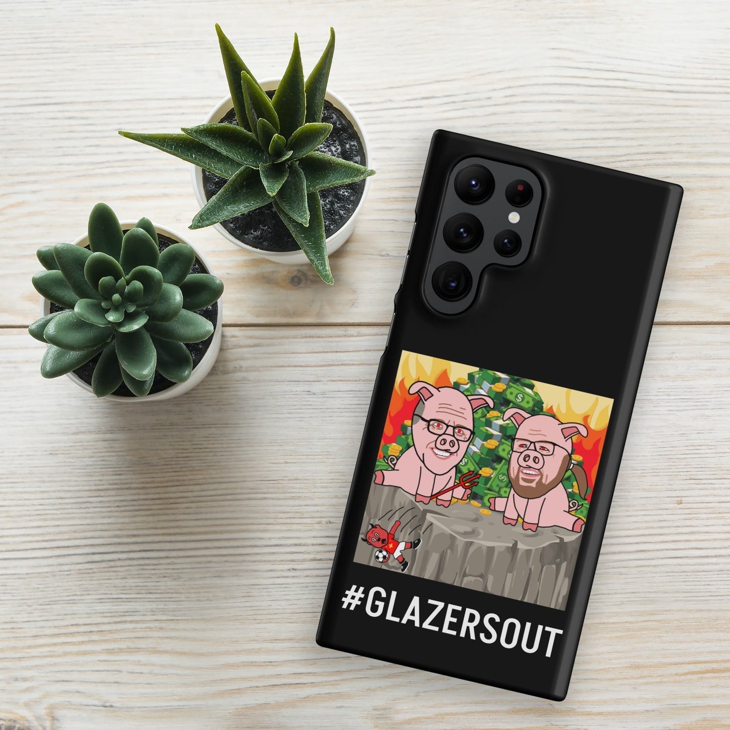 Glazers Out Manchester United Snap case for Samsung® black Next Cult Brand Football, GlazersOut, Manchester United