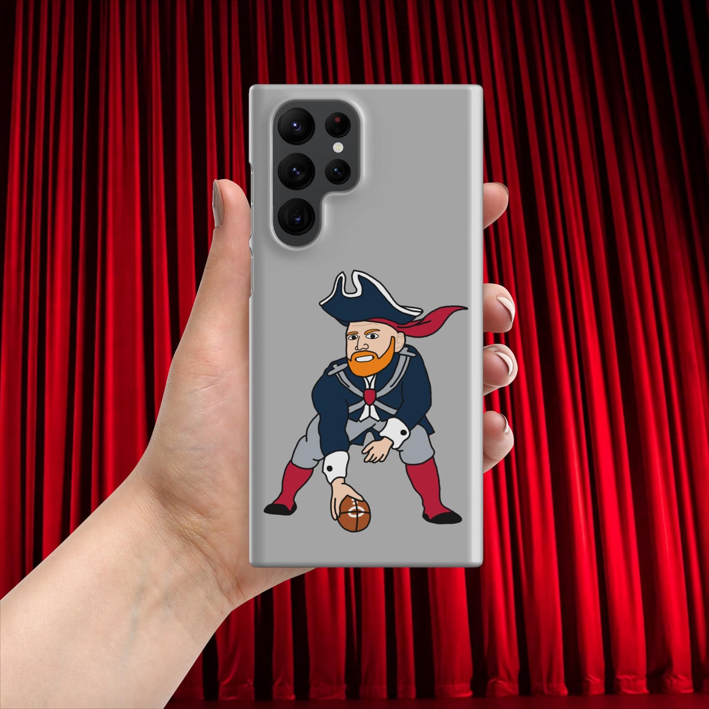 Bill Burrdy New England Patriots NFL Tom Brady Bill Burr Snap case for Samsung Matte Samsung Galaxy S22 Ultra American Football Bill Burr Monday Morning Podcast New England Patriots NFL Podcasts Stand-up Comedy Next Cult Brand