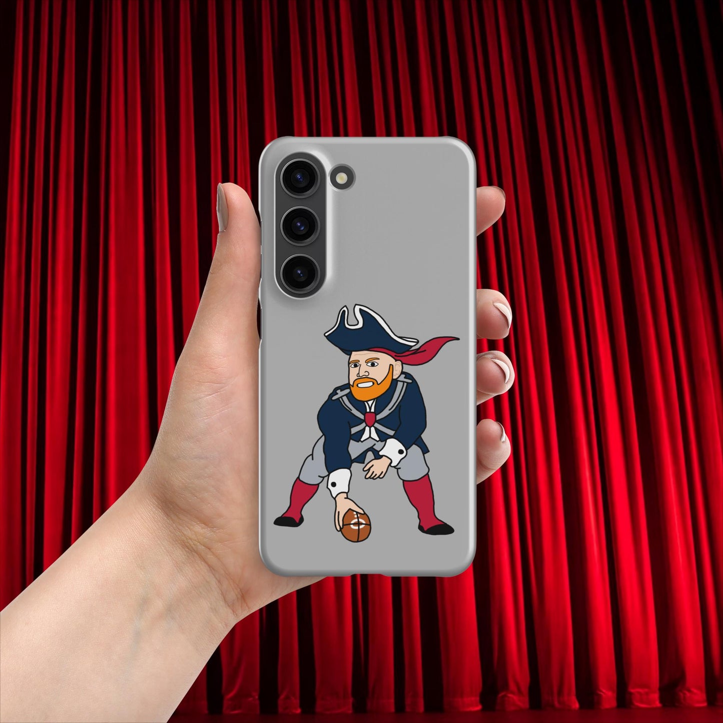 Bill Burrdy New England Patriots NFL Tom Brady Bill Burr Snap case for Samsung Matte Samsung Galaxy S23 American Football Bill Burr Monday Morning Podcast New England Patriots NFL Podcasts Stand-up Comedy Next Cult Brand