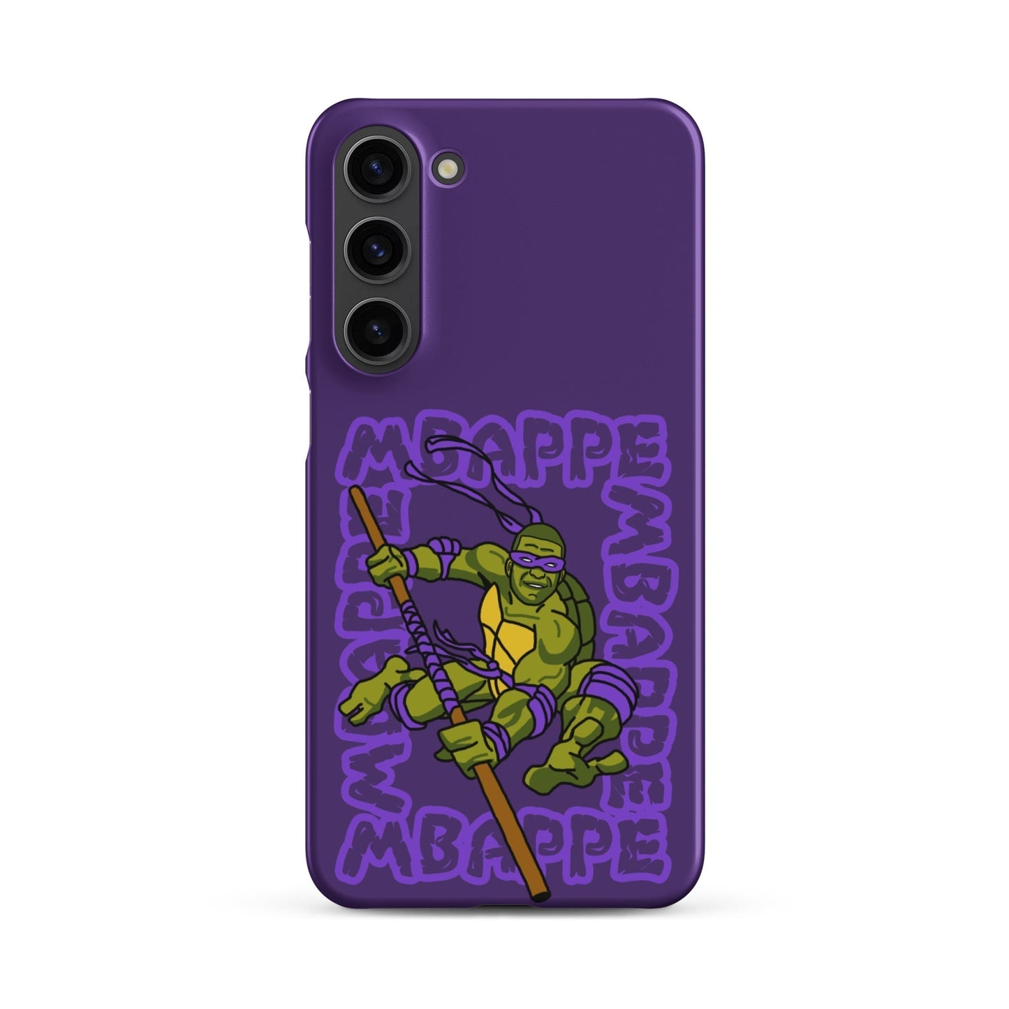 Kylian Mbappe Purple Ninja Turtle Donatello Snap case for Samsung® Next Cult Brand Donatello, Football, Kylian Mbappe, Ninja Turtles, PSG