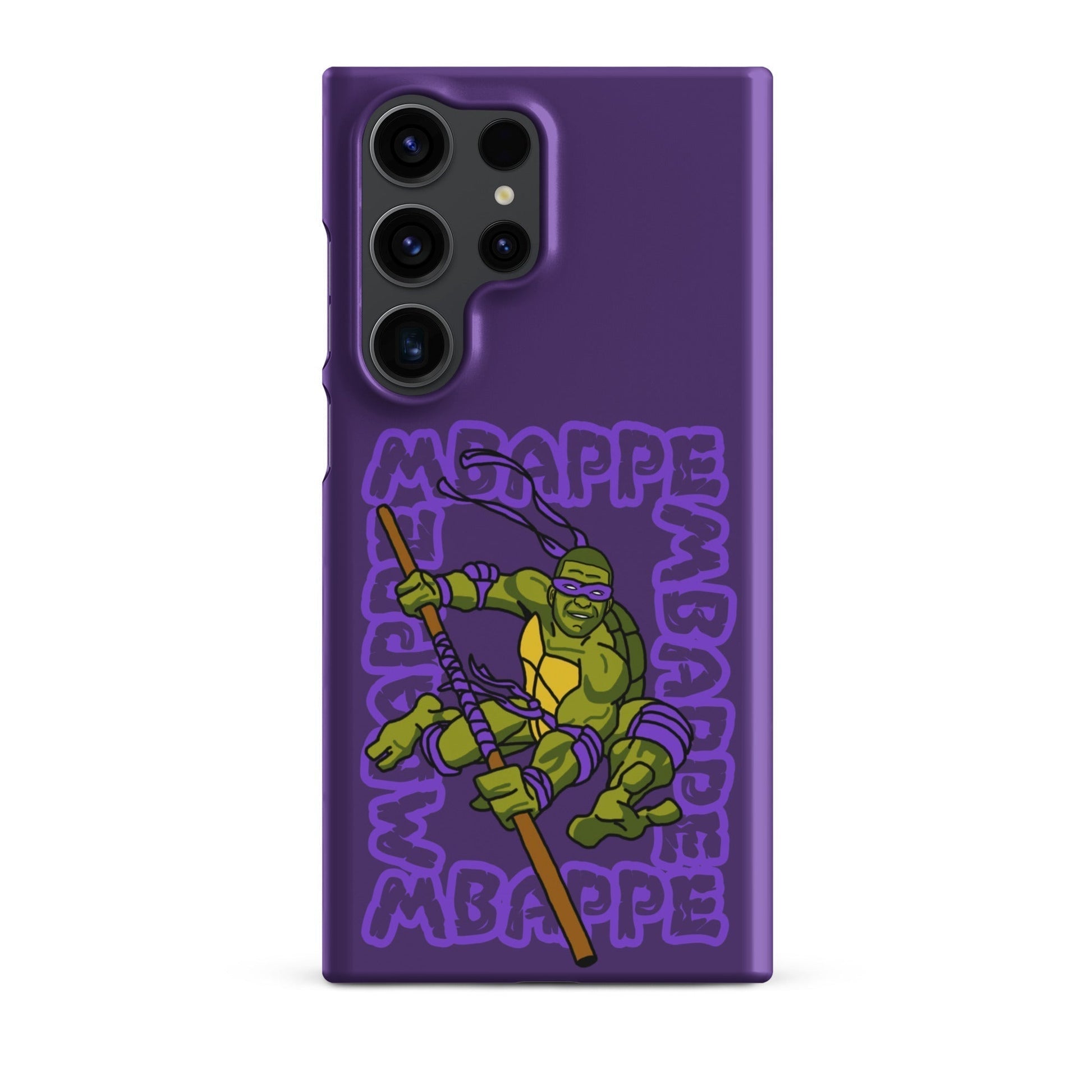 Kylian Mbappe Purple Ninja Turtle Donatello Snap case for Samsung® Next Cult Brand Donatello, Football, Kylian Mbappe, Ninja Turtles, PSG