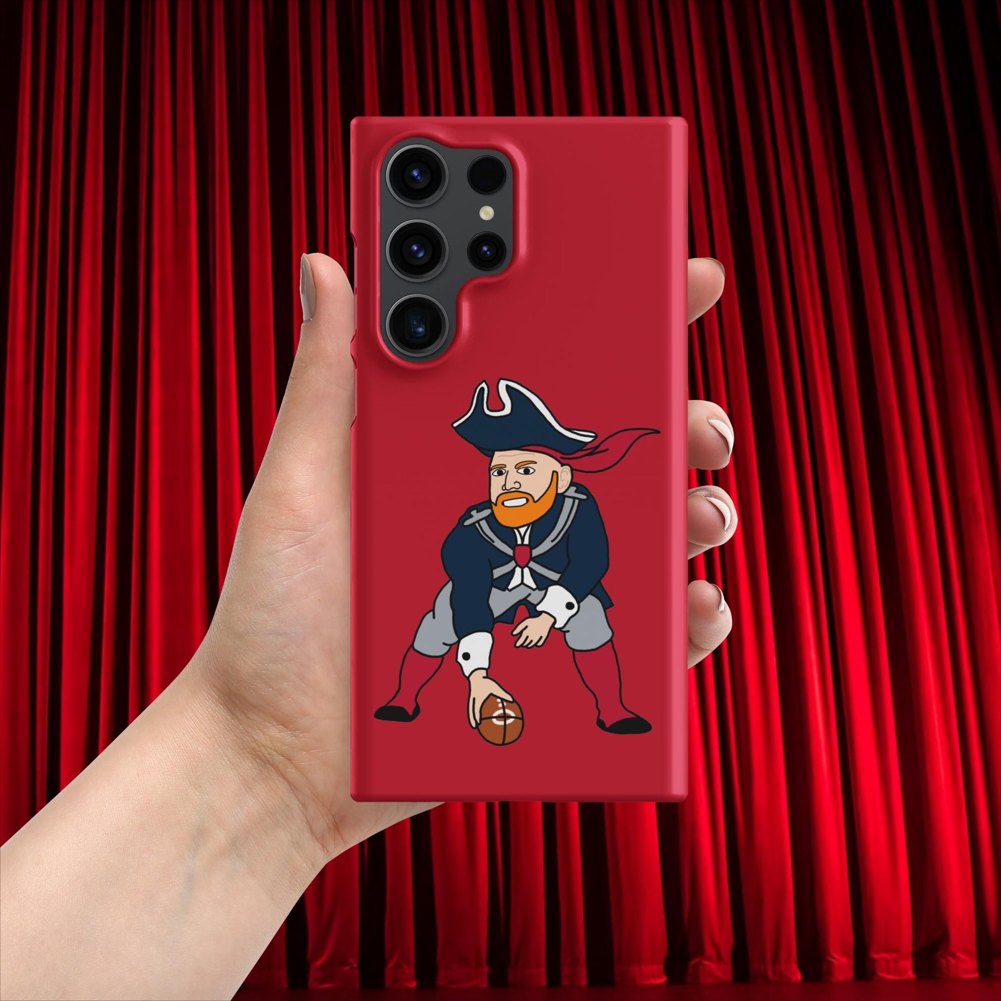 Bill Burrdy New England Patriots NFL Tom Brady Bill Burr Snap case for Samsung Matte Samsung Galaxy S23 Ultra American Football Bill Burr Monday Morning Podcast New England Patriots NFL Podcasts Stand-up Comedy Next Cult Brand