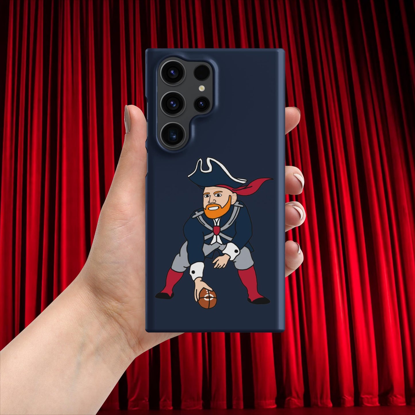 Bill Burrdy New England Patriots NFL Tom Brady Bill Burr Snap case for Samsung Matte Samsung Galaxy S23 Ultra American Football Bill Burr Monday Morning Podcast New England Patriots NFL Podcasts Stand-up Comedy Next Cult Brand