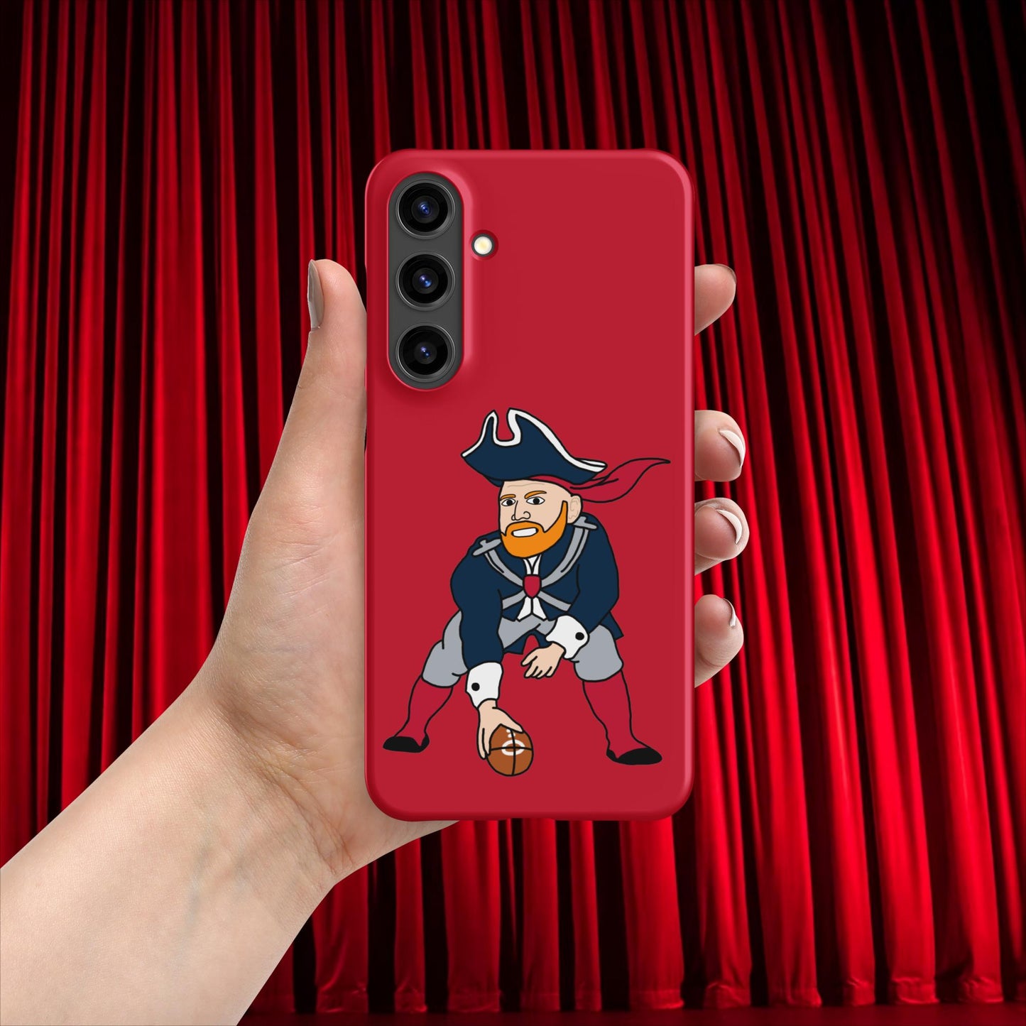 Bill Burrdy New England Patriots NFL Tom Brady Bill Burr Snap case for Samsung Matte Samsung Galaxy S24 Plus American Football Bill Burr Monday Morning Podcast New England Patriots NFL Podcasts Stand-up Comedy Next Cult Brand