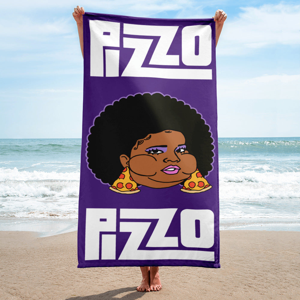 Pizzo Lizzo Pizza Lizzo Merch Lizzo Gift Song Lyrics Lizzo Towel Next Cult Brand