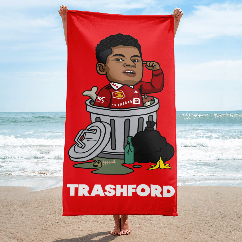 Trashford Marcus Rashford Manchester United Gift Man United Gift Marcus Rashford Towel Next Cult Brand