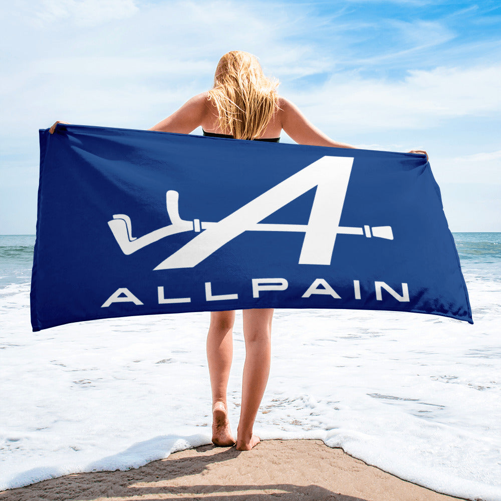 Allpain Alpine F1 Formula 1 Pierre Gasly Esteban Ocon Alpine Towel Default Title Towels Alpine F1 Next Cult Brand