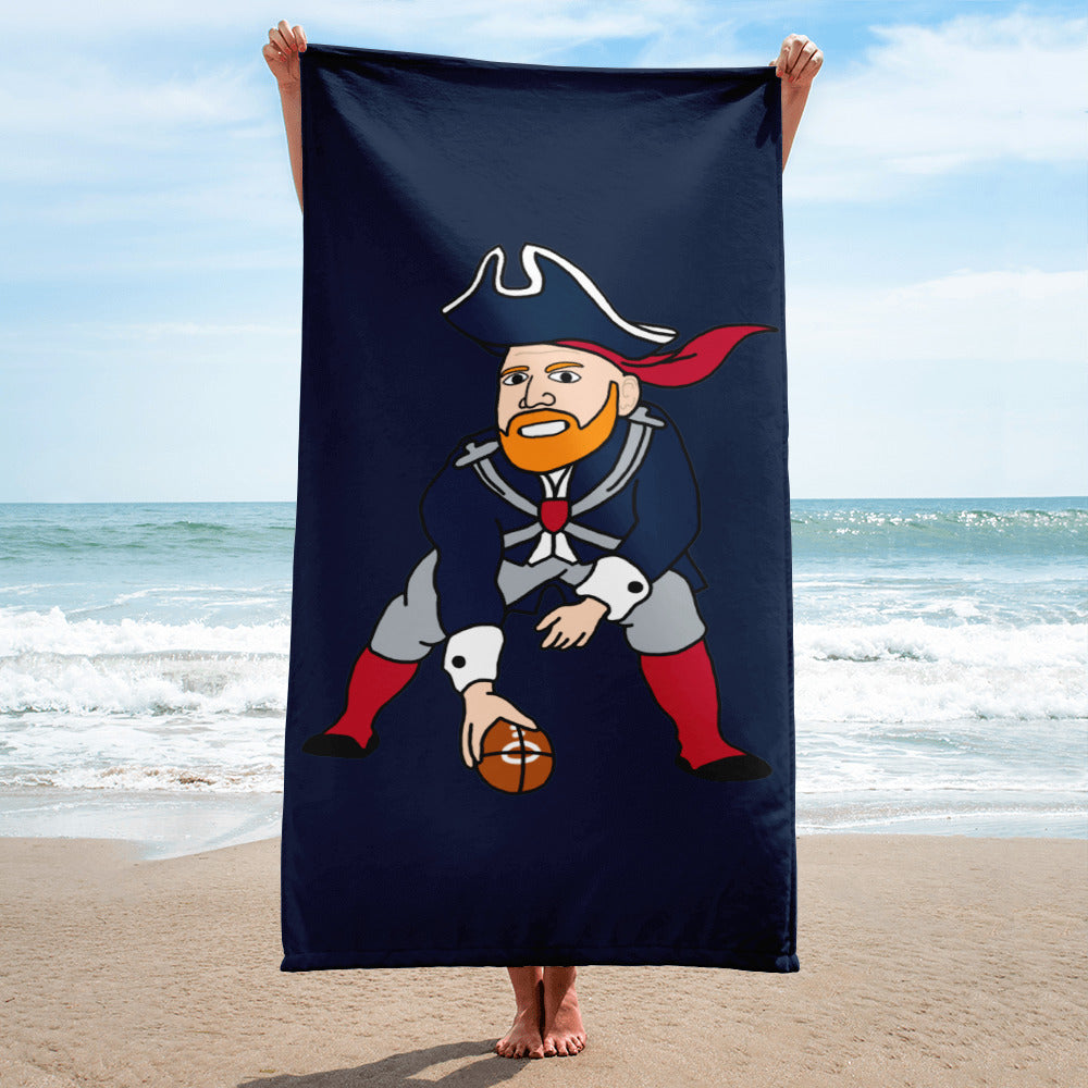 Bill Burrdy New England Patriots NFL Tom Brady Bill Burr Towel Next Cult Brand American Football, Bill Burr, Monday Morning Podcast, New England Patriots, NFL, Podcasts, Stand-up Comedy