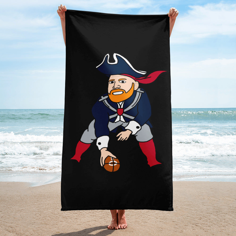 Bill Burrdy New England Patriots NFL Tom Brady Bill Burr Towel Next Cult Brand American Football, Bill Burr, Monday Morning Podcast, New England Patriots, NFL, Podcasts, Stand-up Comedy