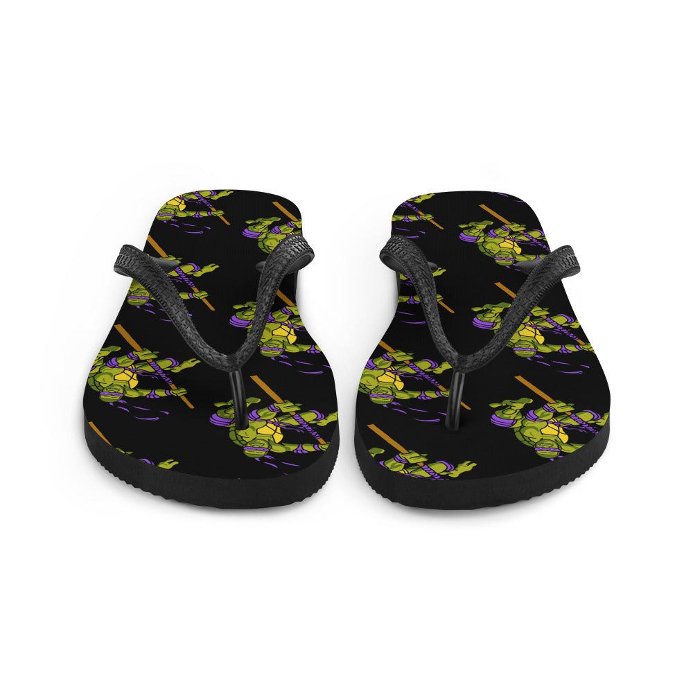 Kylian Mbappe Purple Ninja Turtle Donatello Flip-Flops Next Cult Brand Donatello, Football, Kylian Mbappe, Ninja Turtles, PSG