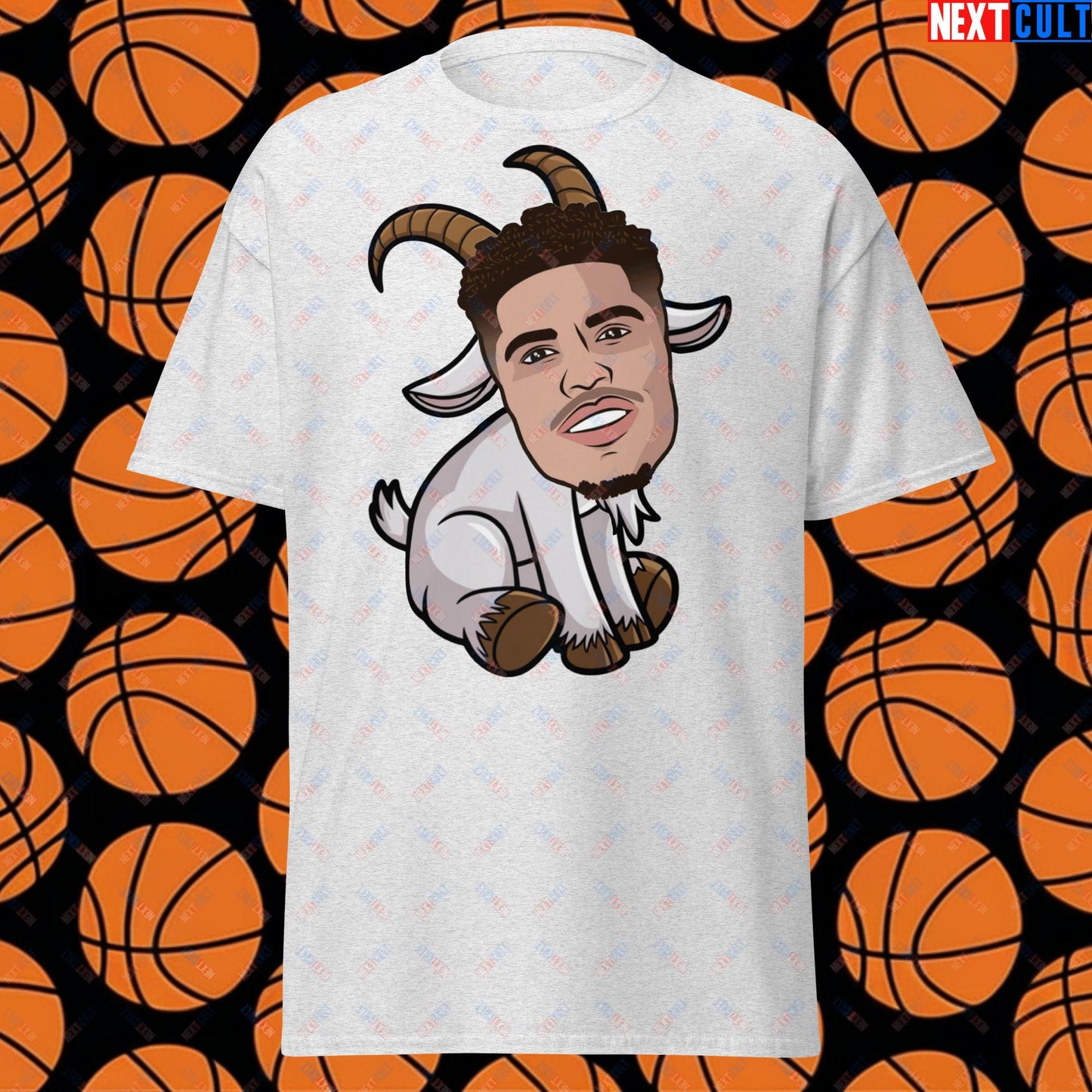 LaMelo Ball G.O.A.T. T-Shirt - Funny Basketball Meme Casual Top - Greatest of All Time Tee for Basketball Fans - Perfect Gift for LaMelo Ball Fans Unisex tee Ash T-shirts Basketball Charlotte Hornets G.O.A.T. LaMelo Ball NBA Next Cult Brand