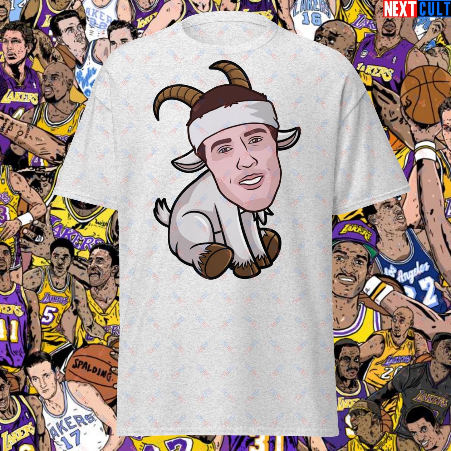 Austin Reaves G.O.A.T. T-Shirt - Funny Basketball Meme Casual Top - Greatest of All Time Tee for Basketball Fans - Perfect Gift for Austin Reaves FansUnisex tee Ash T-shirts Austin Reaves Basketball G.O.A.T. Los Angeles Lakers NBA Next Cult Brand