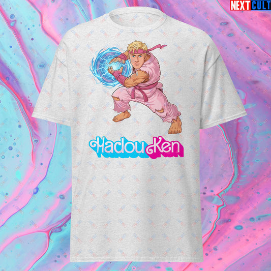 Hadouken Ken Barbie Ryan Gosling Street Fighter Funny Unisex tee Ash T-shirts Next Cult Brand