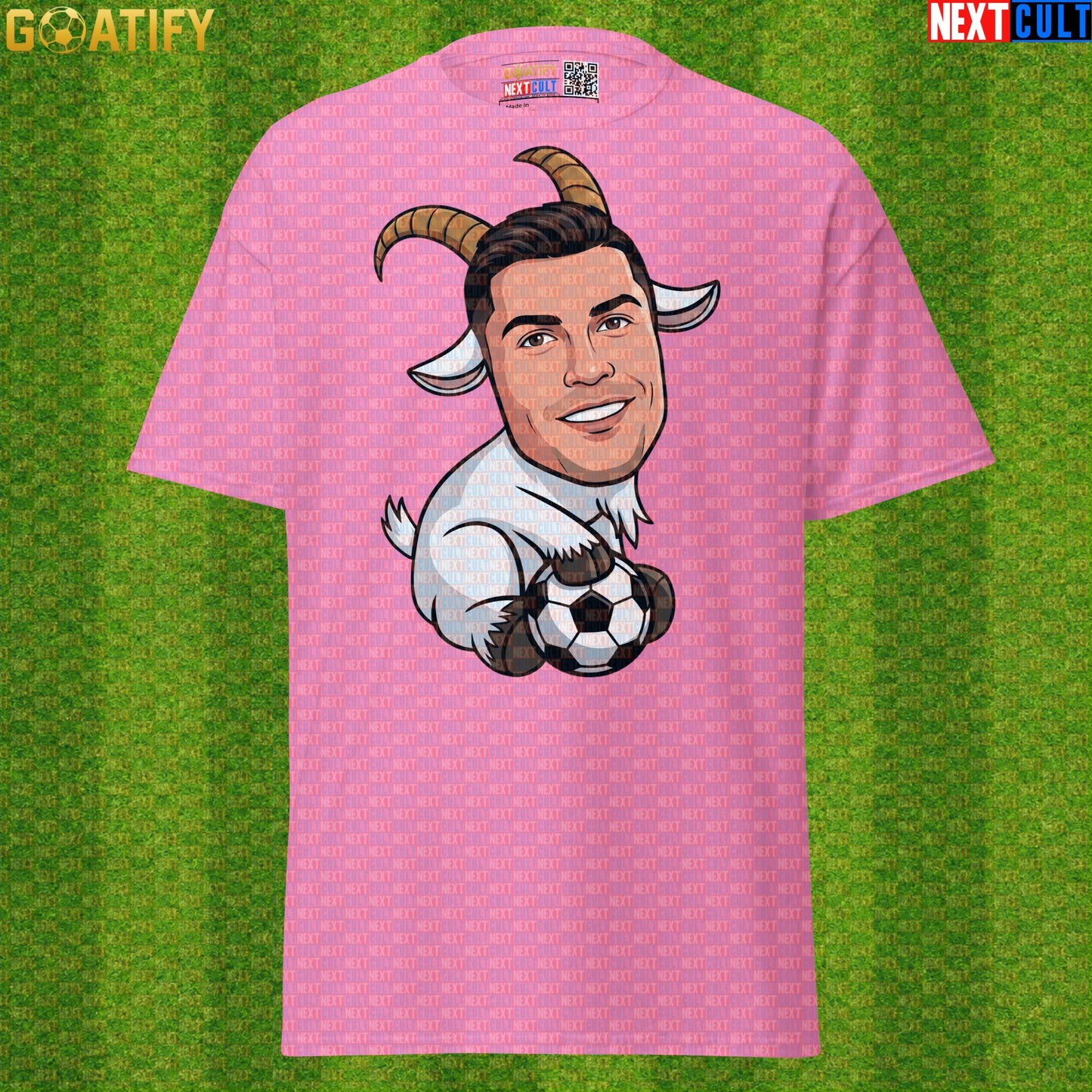 Cristiano Ronaldo T-Shirt – Funny GOAT Soccer Graphic Tee Gift for Portugal Football Fans |  | ["Al Nassr", "Cristiano Ronaldo", "Football", "Juventus", "Manchester United", "Portugal", "Real Madrid", "Soccer"]