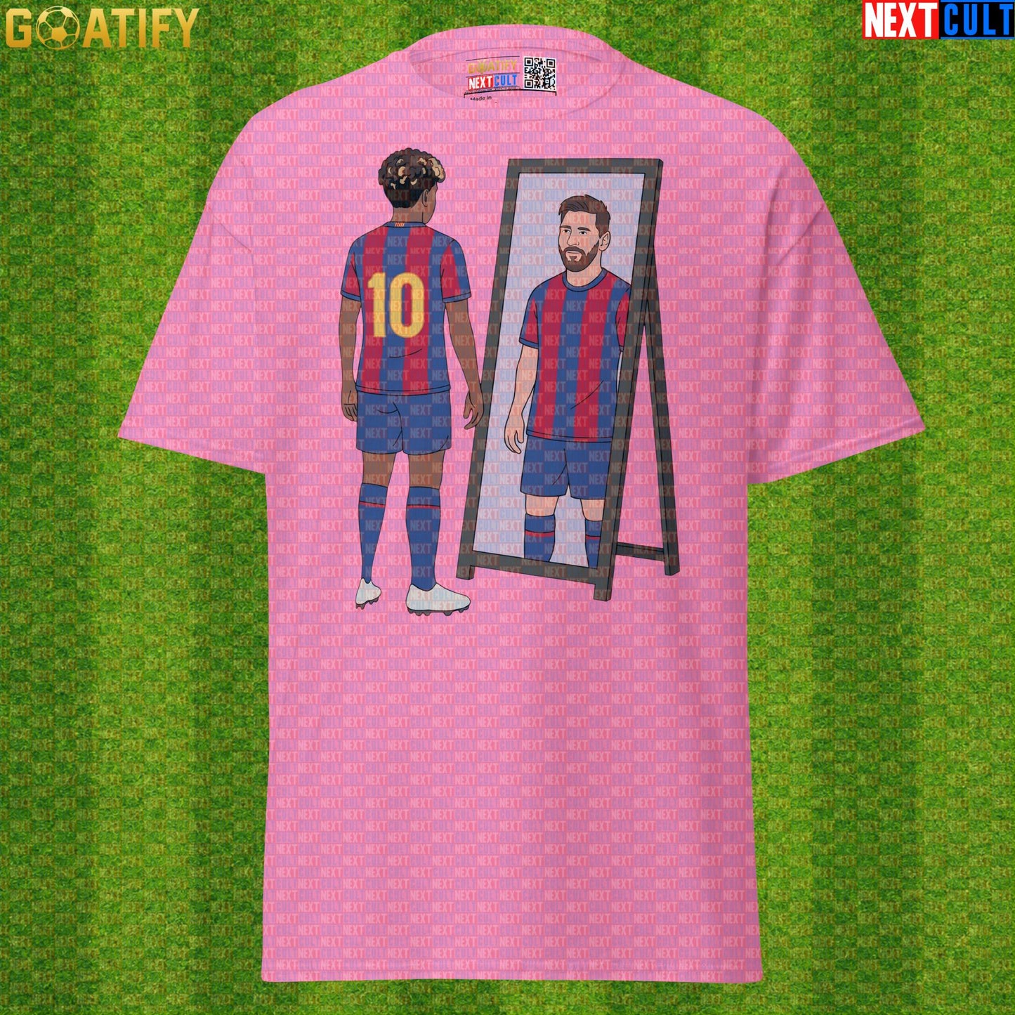 Lamine Yamal T-Shirt – Future Messi Mirror Meme Graphic Tee for Barcelona Football Fans Azalea Next Cult Brand