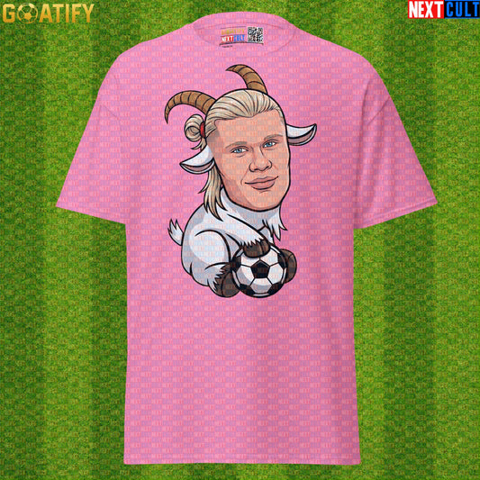 Erling Haaland T-Shirt – GOAT Goal Machine Graphic Tee Gift for Man City and Norway Fans Azalea T-shirts Next Cult Brand