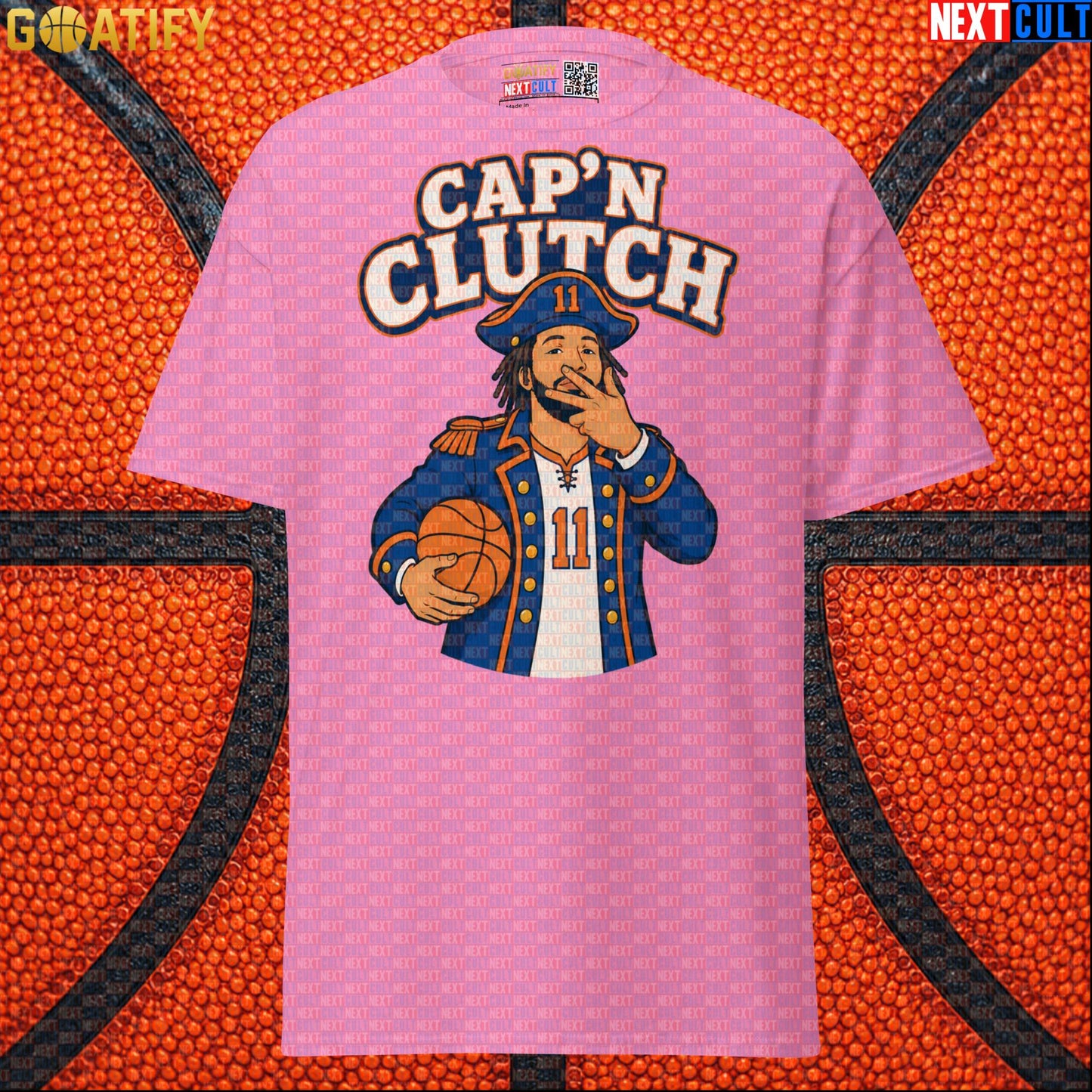 Jalen Brunson T-Shirt – Cap’n Clutch Graphic Tee for New York Knicks Championship Fans Azalea Next Cult Brand