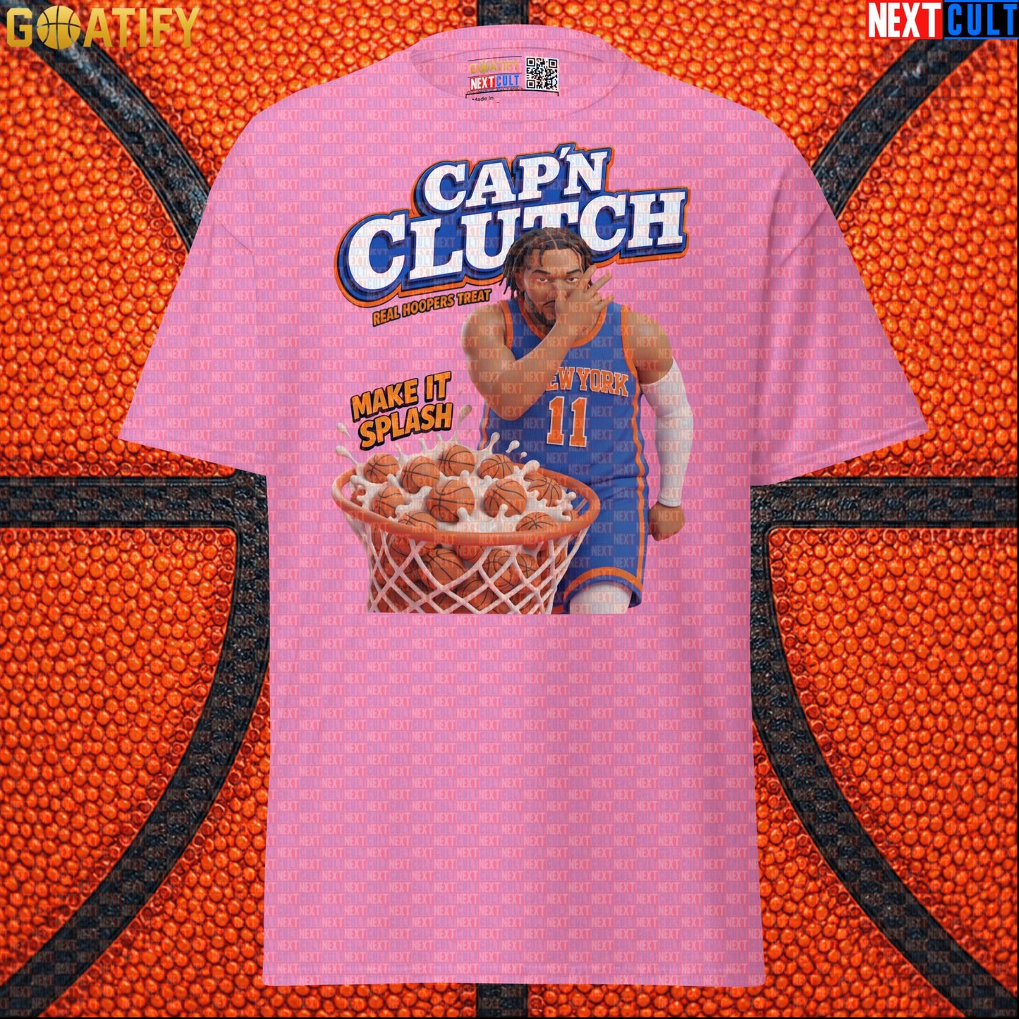 Jalen Brunson T-Shirt – Cap’n Clutch Cereal Parody Tee for Knicks Championship Fans |  | ["Basketball", "Jalen Brunson", "NBA", "New York Knicks"]