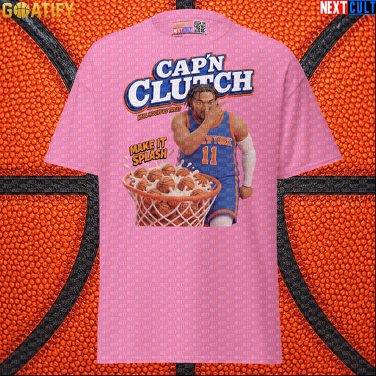 Jalen Brunson T-Shirt – Cap’n Clutch Cereal Parody Tee for Knicks Championship Fans Azalea Next Cult Brand
