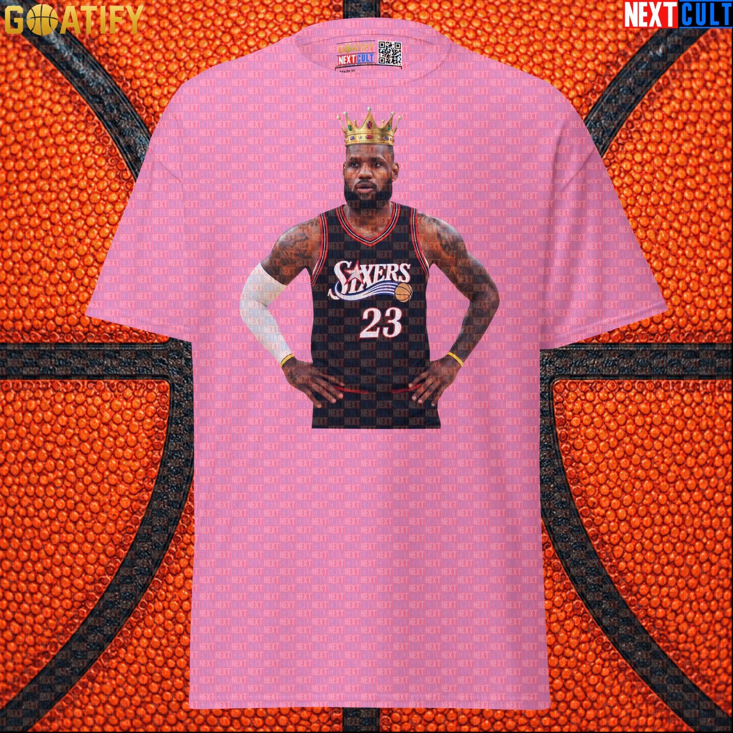 LeBron James T-Shirt – King of Philly 76ers Basketball Graphic Tee for NBA Fans & Gifts |  | ["Basketball", "LeBron James", "NBA", "Philadelphia 76ers"]