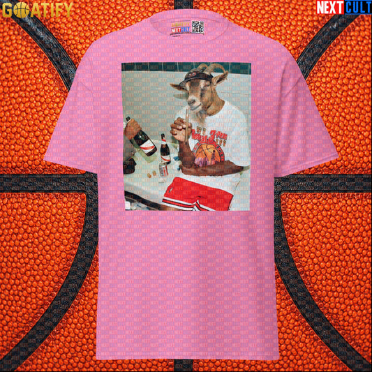 Michael Jordan T-Shirt – Repeat 3-Peat GOAT Celebration Graphic Tee for Chicago Bulls Fans Azalea T-shirts Next Cult Brand