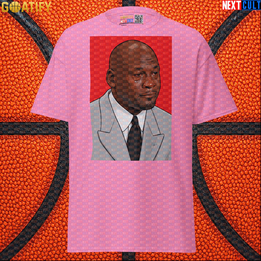 Michael Jordan T-Shirt Crying Jordan Meme Graphic Tee Gift for Chicago Bulls NBA Fans |  | ["Basketball", "Chicago Bulls", "Michael Jordan", "NBA"]
