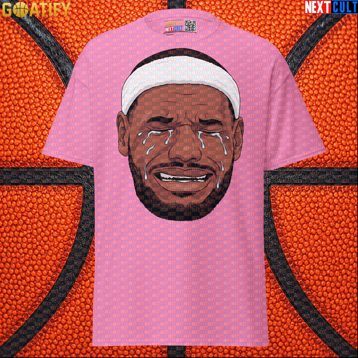Crying LeBron Meme T-Shirt – Funny NBA Basketball Graphic Tee Game Day Gift for Fans |  | ["Basketball", "LeBron James", "NBA"]