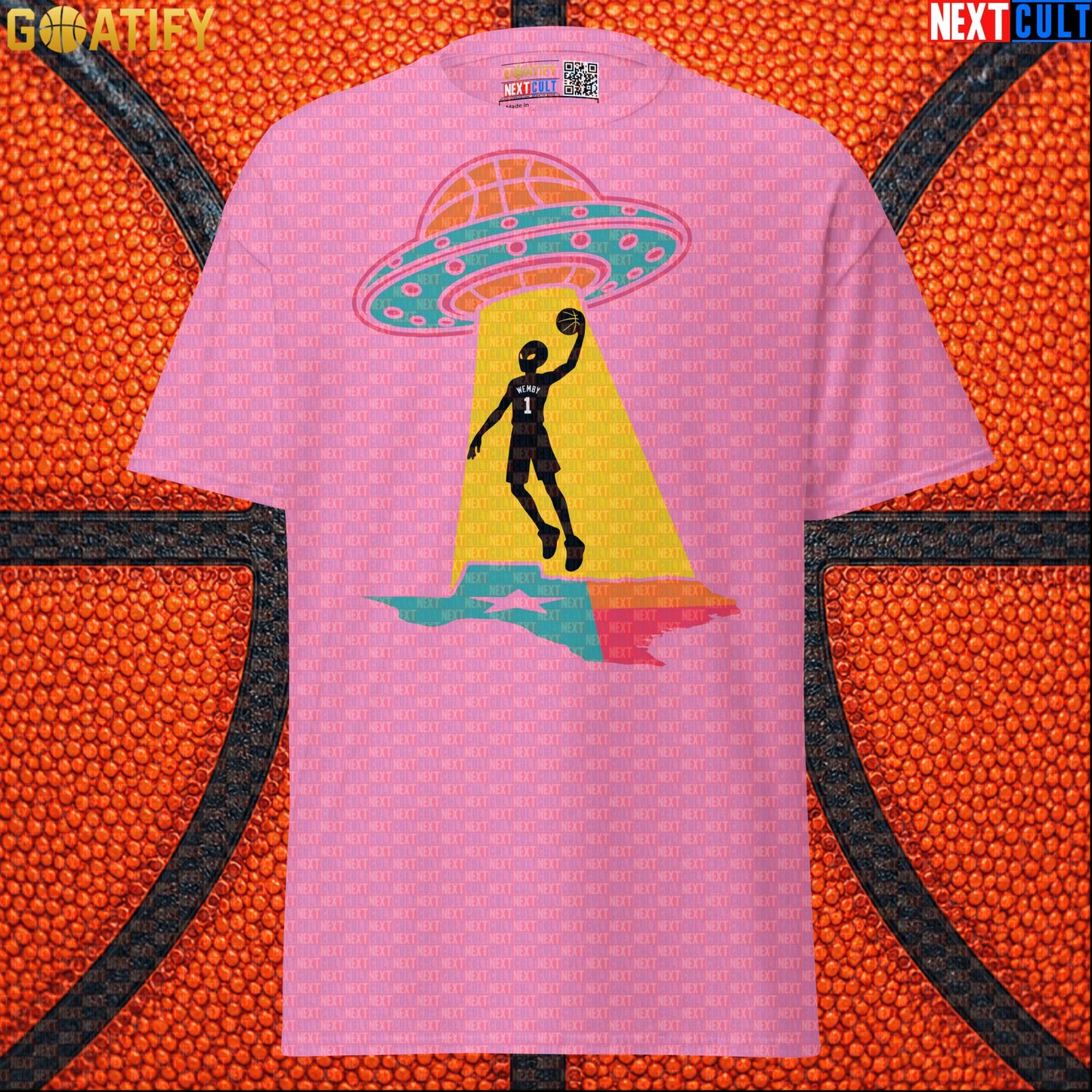 Basketball T-Shirt Alien Wemby UFO Abduction Graphic for Spurs Fans and Game Day Gifts |  | ["Basketball", "France", "NBA", "San Antonio Spurs", "Victor Wembanyama", "Wemby"]