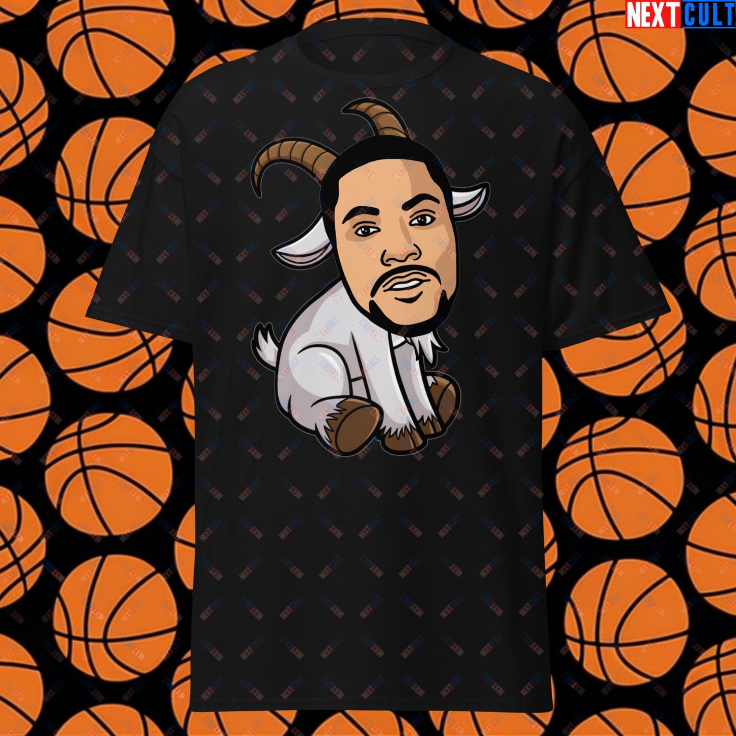 Derrick Rose G.O.A.T. T-Shirt - Funny Basketball Meme Casual Top - Greatest of All Time Tee for Basketball Fans - Perfect Gift for Derrick Rose Fans Unisex tee Black T-shirts Basketball Chicago Bulls Derrick Rose G.O.A.T. NBA Next Cult Brand