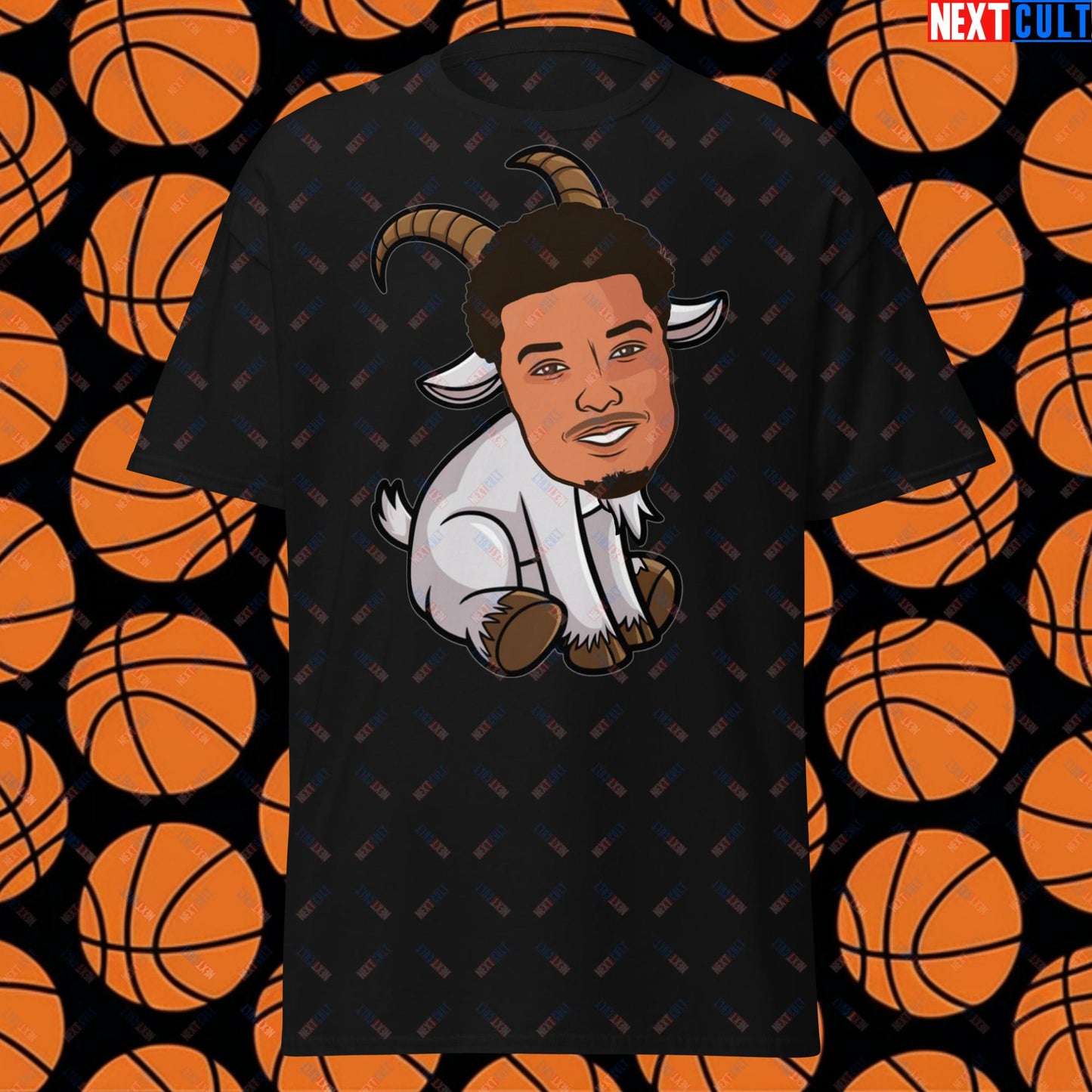 Wemby G.O.A.T. T-Shirt - Victor Wembanyama Funny Basketball Meme Casual Top - Greatest of All Time Tee for Basketball Fans - Perfect Gift for Wemby Fans Unisex tee Black T-shirts Basketball G.O.A.T. NBA San Antonio Spurs Victor Wembanyama Wemby Next Cult Brand