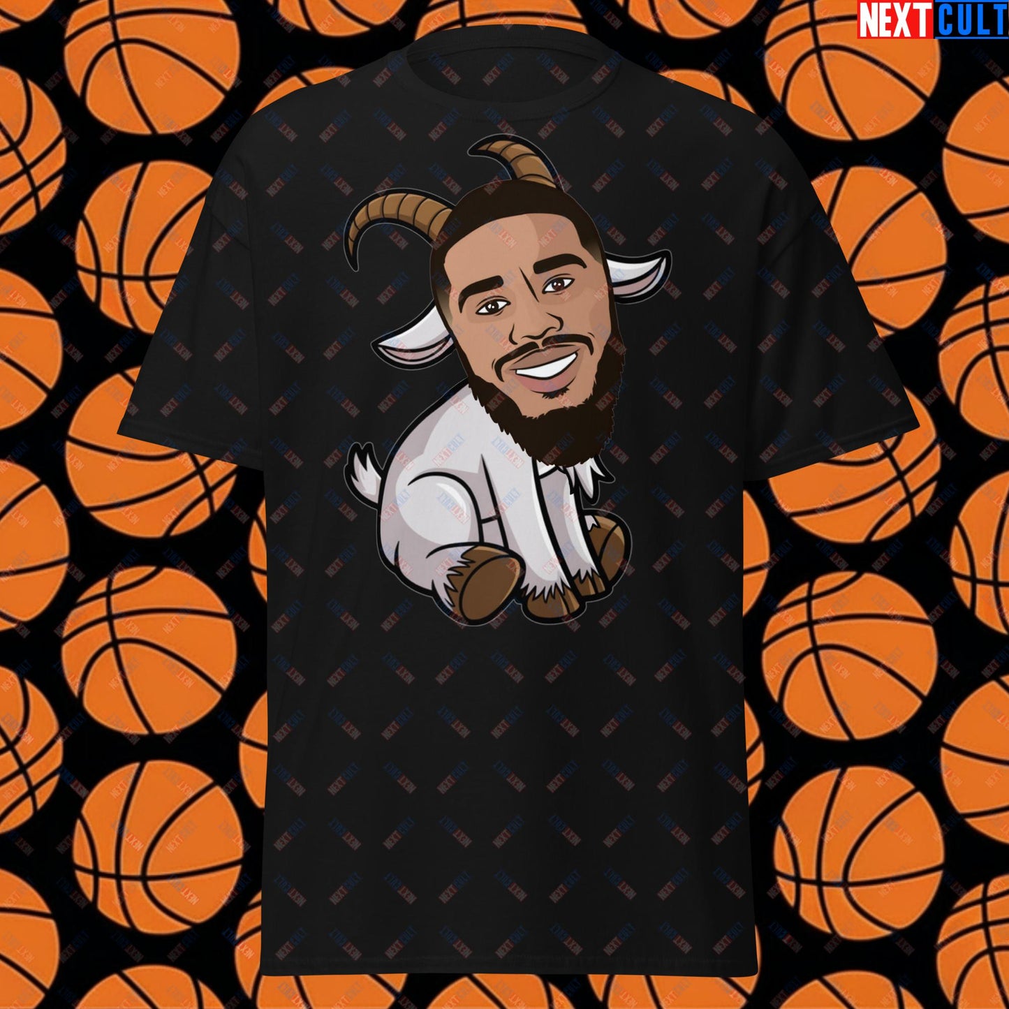 Jayson Tatum G.O.A.T. T-Shirt - Funny Basketball Meme Casual Top - Greatest of All Time Tee for Celtics Fans - Perfect Gift for Jayson Tatum Fans Unisex tee Black T-shirts Basketball Boston Celtics G.O.A.T. Jayson Tatum NBA Next Cult Brand