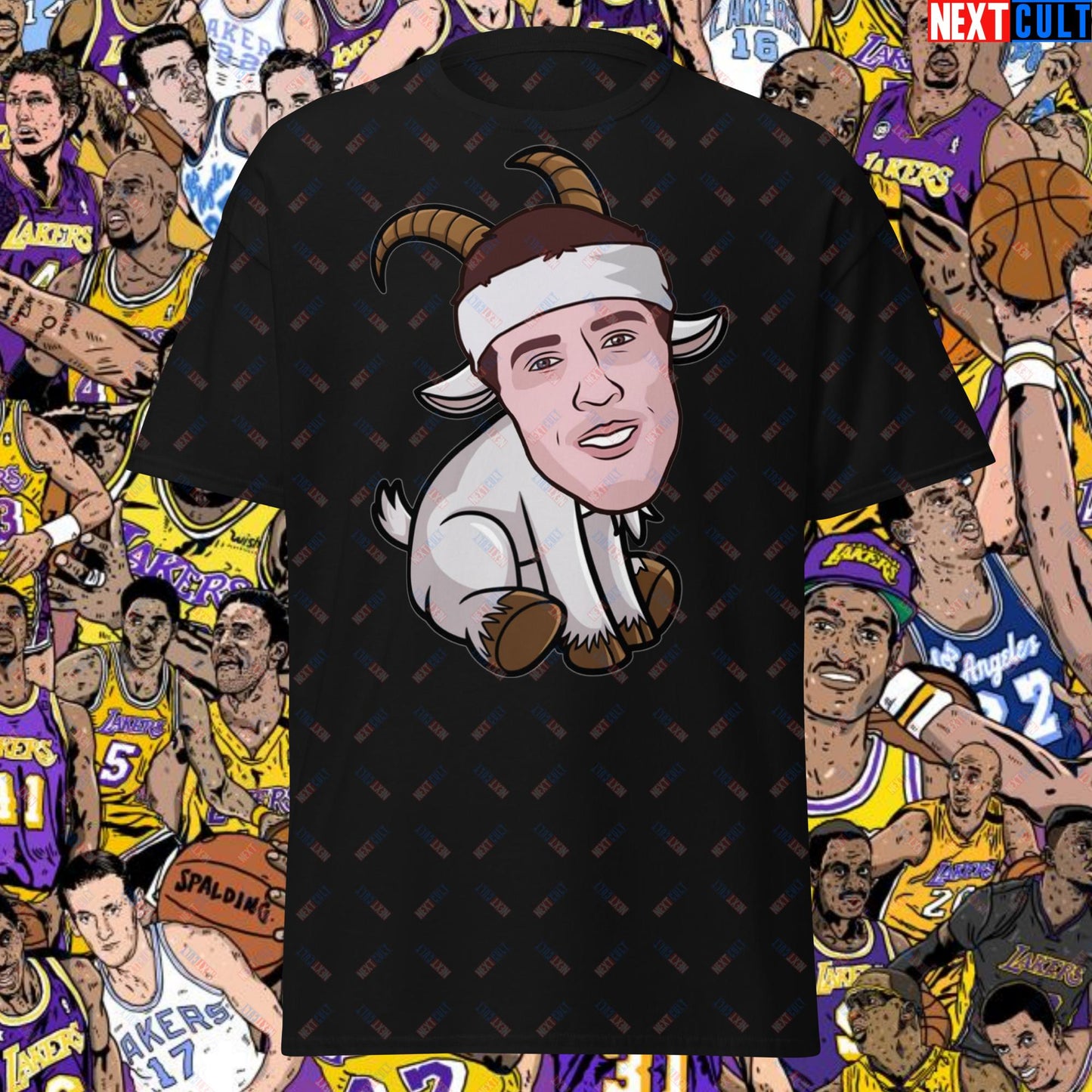 Austin Reaves G.O.A.T. T-Shirt - Funny Basketball Meme Casual Top - Greatest of All Time Tee for Basketball Fans - Perfect Gift for Austin Reaves FansUnisex tee Black T-shirts Austin Reaves Basketball G.O.A.T. Los Angeles Lakers NBA Next Cult Brand