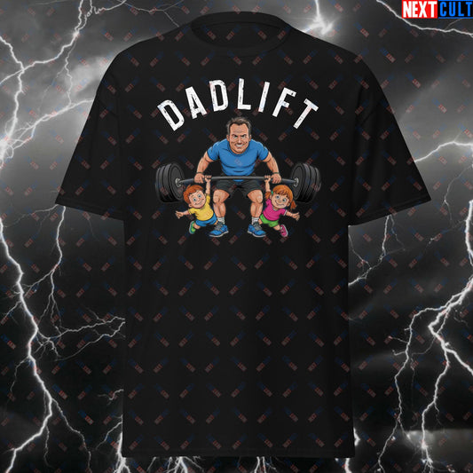Dadlift Funny Gym T-Shirt – Gym Dad Workout Tee for Powerlifting, Bodybuilding & Gains – Meme Fitness Shirt for Lifters T-shirts Bodybuilding Father's Day Fitness Gym Home Gym Leg Day Powerlifting Pump Cover Workout Next Cult Brand