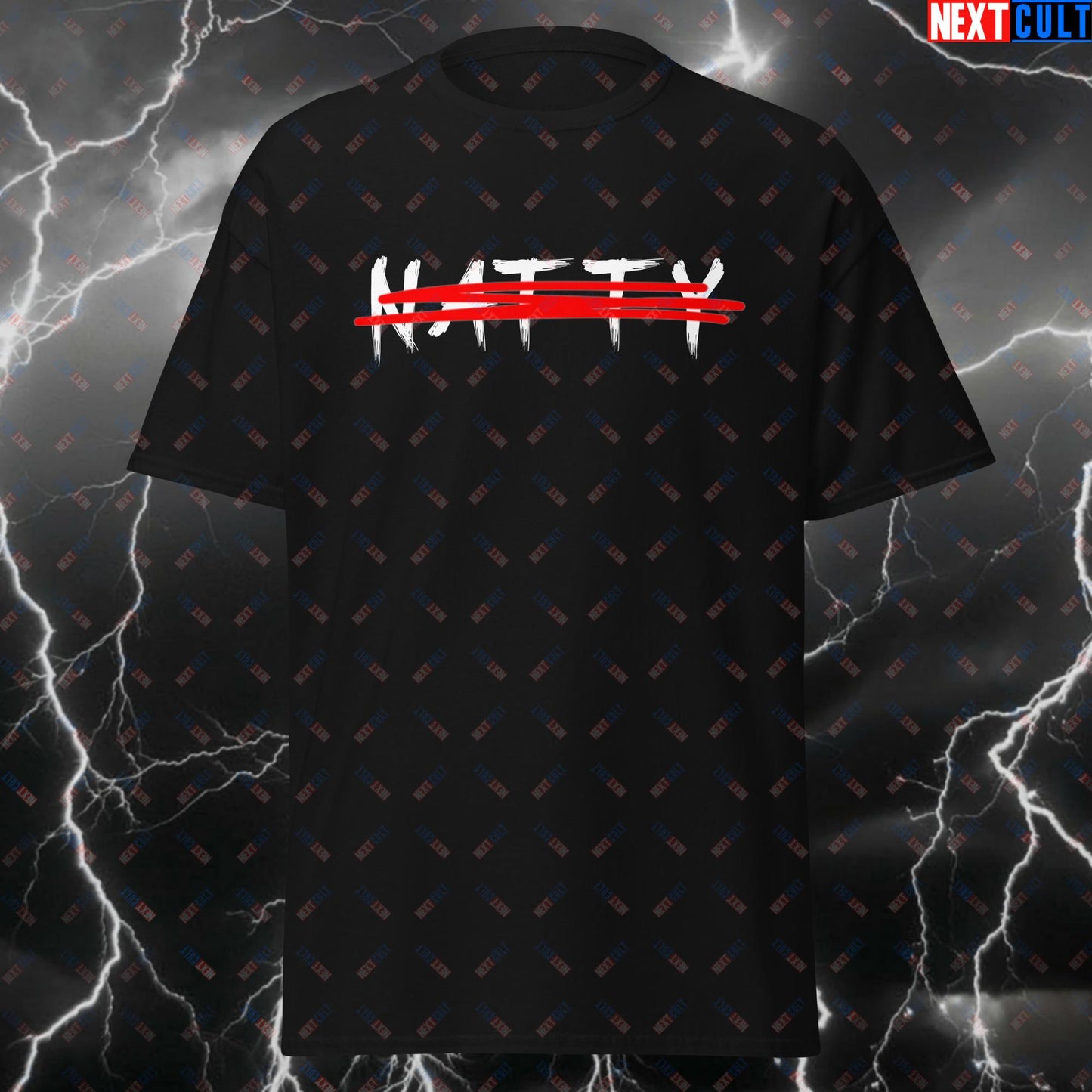 Not Natty Anymore Gym T-Shirt - Fake Natty Funny Workout Tee for Lifters & Gym Bros - Fitness Meme Bodybuilding Tshirt for Gains T-shirts Bodybuilding Fitness Gym Natty Pump Cover Steroids Workout Next Cult Brand