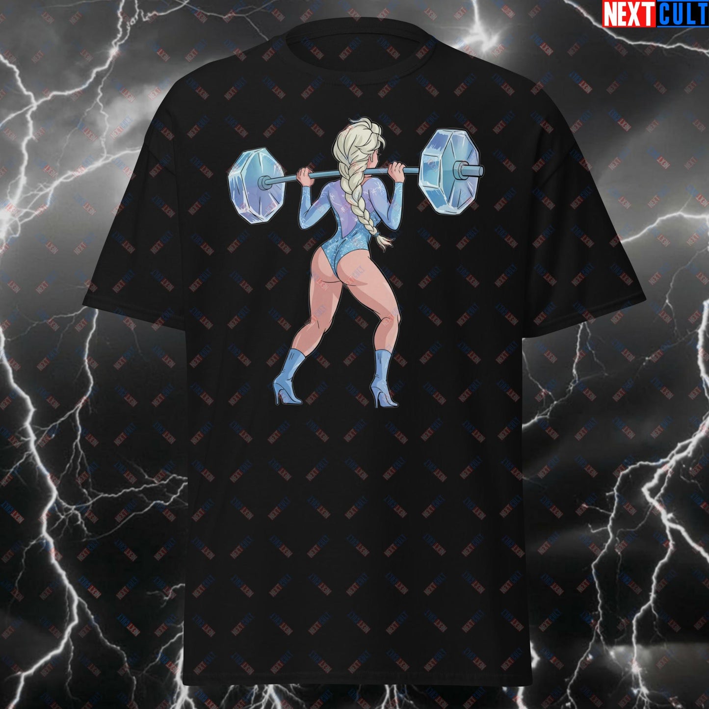 Let It Grow Gym Girl T-Shirt - Funny Workout Tee for Squats & Leg Day | Bootybuilder Pump Cover Meme Top for Fitness & Gains T-shirts Bodybuilding Fitness Frozen Gym Pump Cover Workout Next Cult Brand