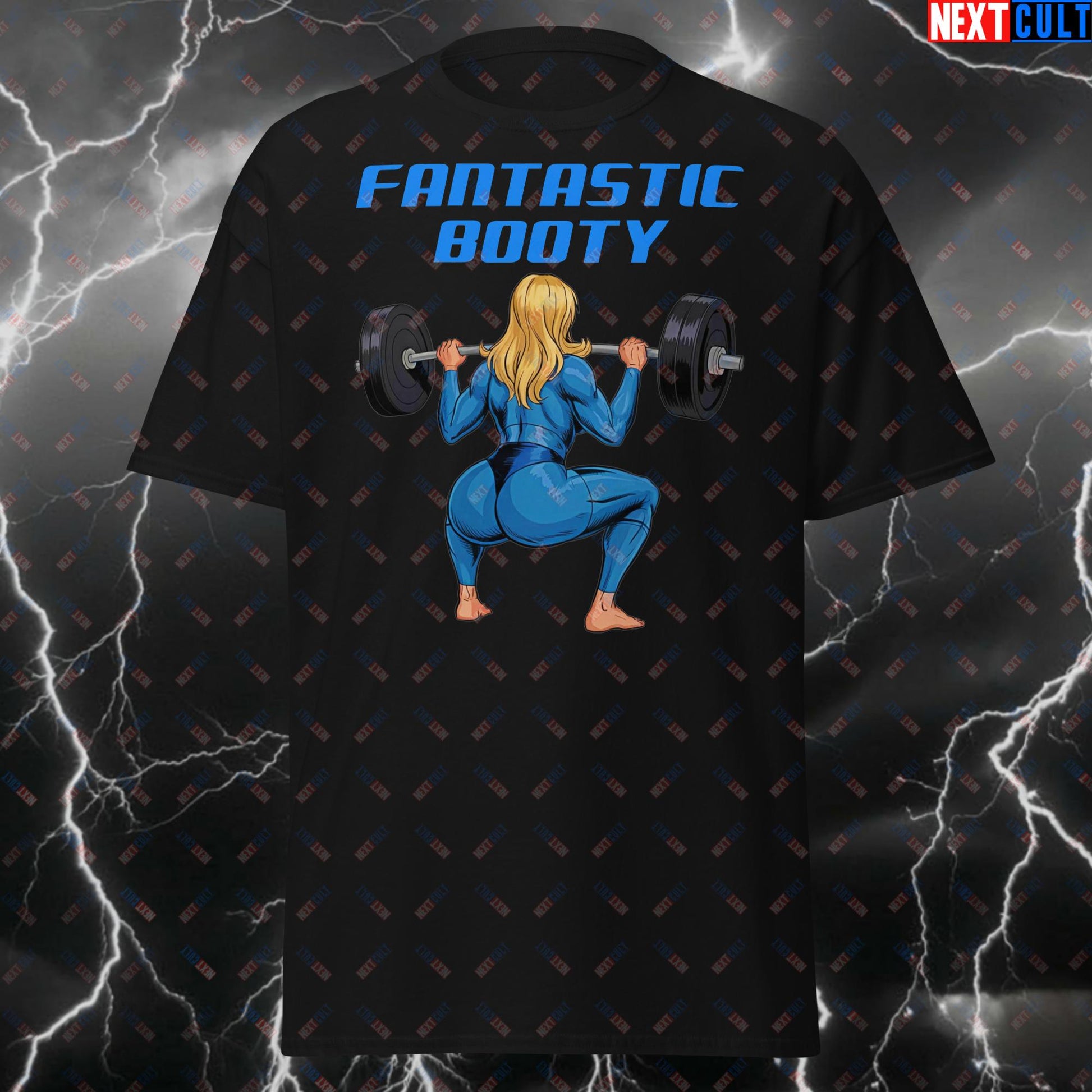 Funny Gym Motivation T-Shirt – The Fantastic Booty Tee for Leg Day, Squats – Meme Workout Top for Gym Girls & Bootybuilders T-shirts Bodybuilding Fantastic 4 Fitness Gym Pump Cover Superheroes Workout Next Cult Brand