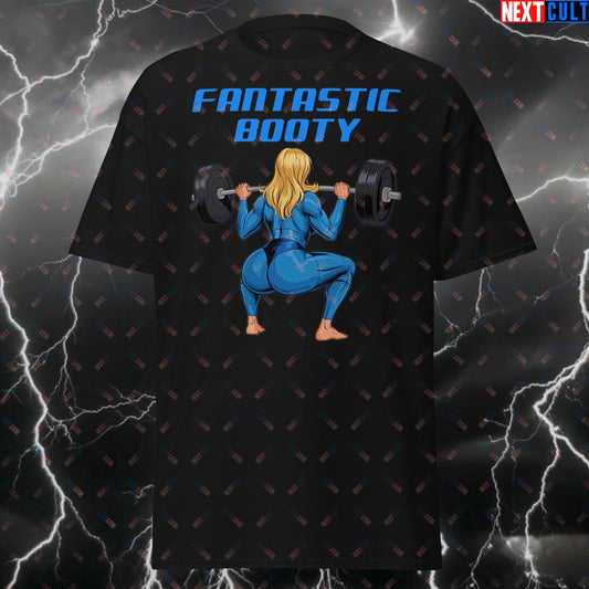 Funny Gym Motivation T-Shirt – The Fantastic Booty Tee for Leg Day, Squats – Meme Workout Top for Gym Girls & Bootybuilders T-shirts Bodybuilding Fantastic 4 Fitness Gym Pump Cover Superheroes Workout Next Cult Brand