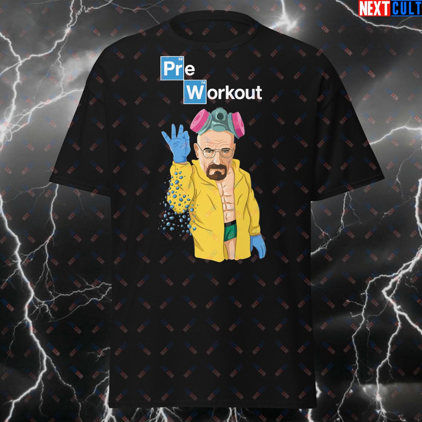 Sprinkling Preworkout Gym T-Shirt - Funny Workout Tee for Preworkout Lovers, Lifters & Gymbros - Fitness Meme Tshirt T-shirts Bodybuilding Breaking Bad Fitness Gym Pump Cover TV Workout Next Cult Brand