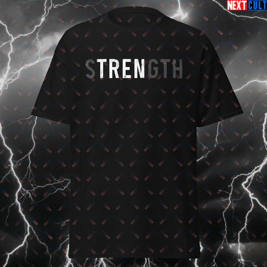 Not Natty Gym T-Shirt - Funny Strength Tren Meme Tee for Enhanced Lifters, Gymbro Pump Cover & Bodybuilding Workout Top T-shirts Bodybuilding Fitness Gym Natty Pump Cover Workout Next Cult Brand