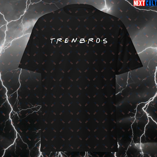 Trenbros Funny Gym Meme T-Shirt - Enhanced Lifter Pump Cover Tee for Bodybuilding, Powerlifting & Fitness Gains Bodybuilding Fitness Gym Pump Cover Workout Next Cult Brand