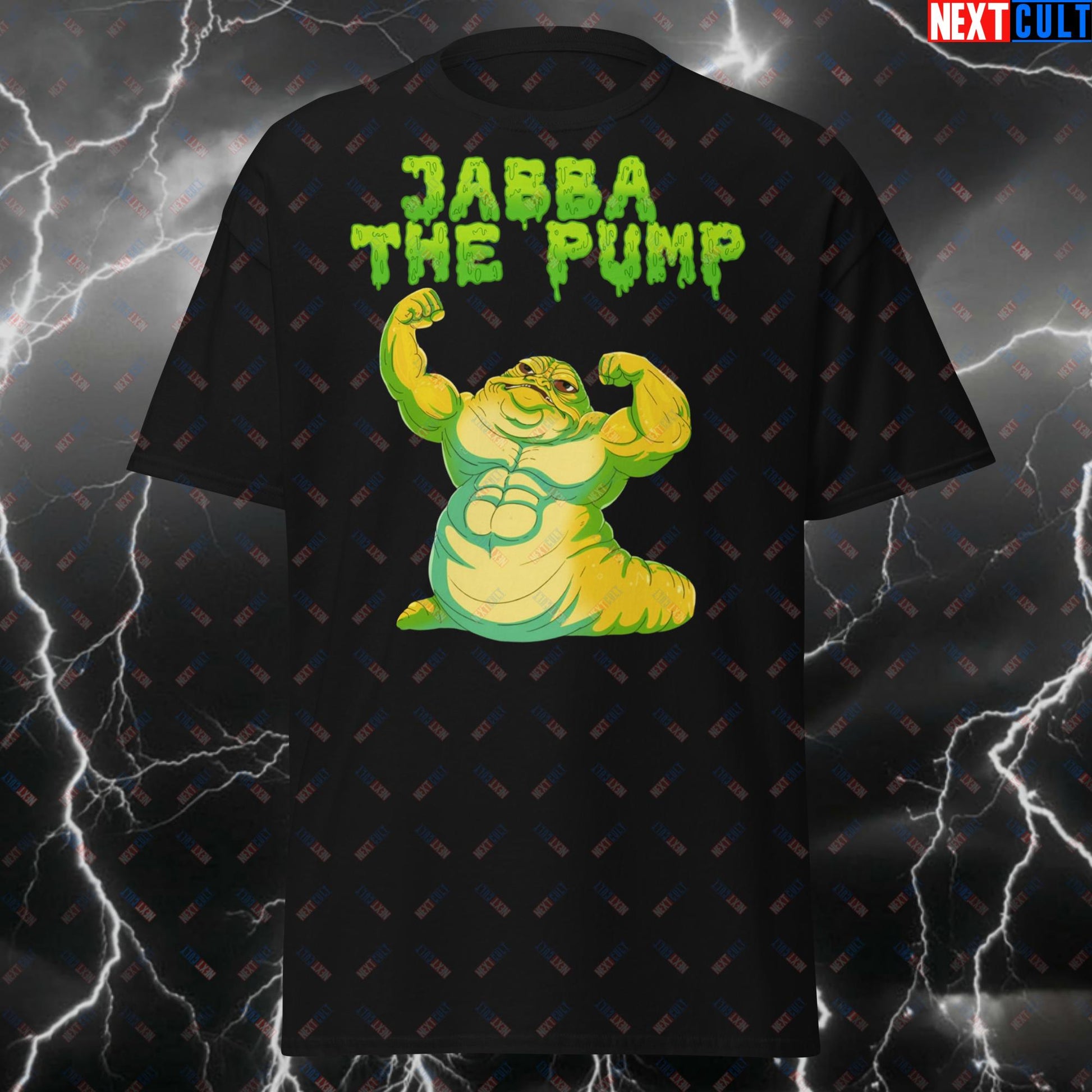 Funny Jabba The Pump Gym T-Shirt - Meme Workout Tee for Lifters, Fitness Fanatics & Gymbro Gains - Pump Cover Tshirt T-shirts Bodybuilding Fitness Gym Pump Cover Star Wars Workout Next Cult Brand