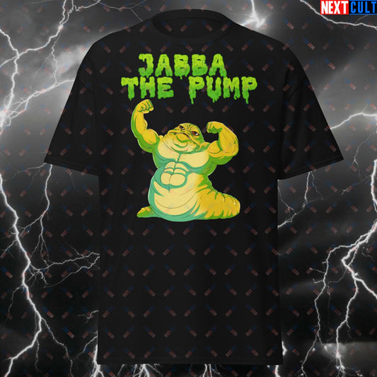 Funny Jabba The Pump Gym T-Shirt - Meme Workout Tee for Lifters, Fitness Fanatics & Gymbro Gains - Pump Cover Tshirt T-shirts Bodybuilding Fitness Gym Pump Cover Star Wars Workout Next Cult Brand