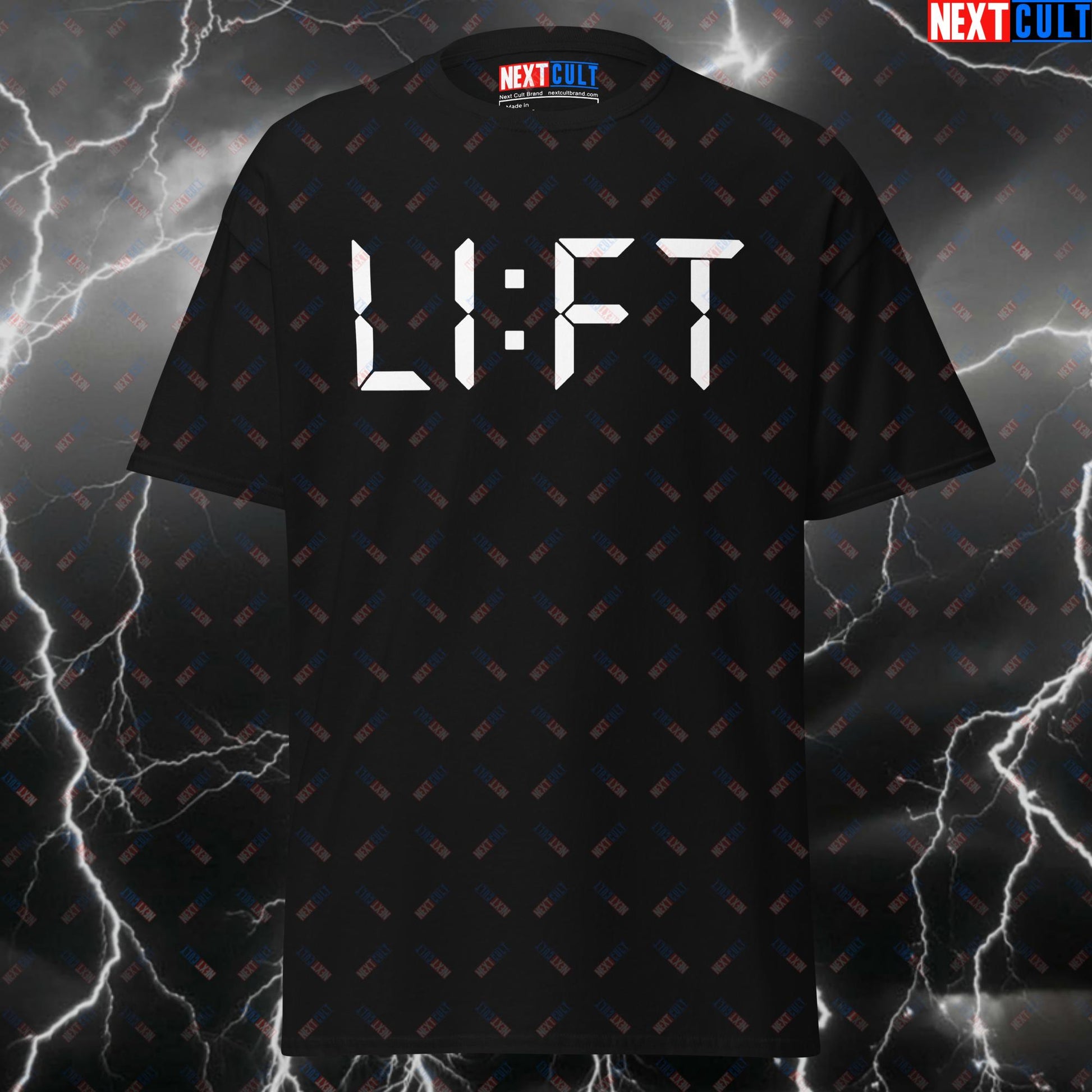 Funny Gym Shirt for Lifters - Lift O'clock Pump Cover T-Shirt - Gym Time Meme Tee for Bodybuilding & Powerlifting Gains T-shirts Fitness Gym Pump Cover Workout Next Cult Brand