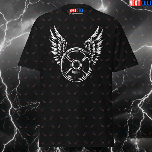 Movin Metal Funny Gym Shirt - Heavy Metal Workout Tee for Lifters, Pump Cover Gymbro Meme Top for Bodybuilding & Powerlifting Gains T-shirts Bodybuilding Fitness Gym Powerlifting Pump Cover Rock Music Workout Next Cult Brand