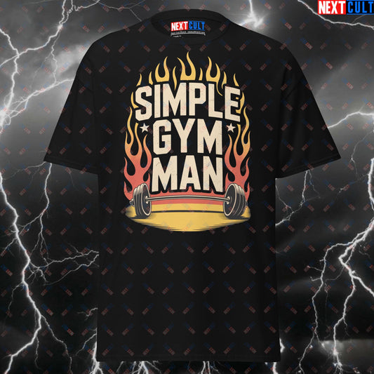 Simple Gym Man Lynyrd Skynyrd Funny Gym Shirt – Vintage Rock Music Pump Cover Tee for Lifters & Gymbros T-shirts Bodybuilding Fitness Gym Lynyrd Skynyrd Pump Cover Rock Music Workout Next Cult Brand