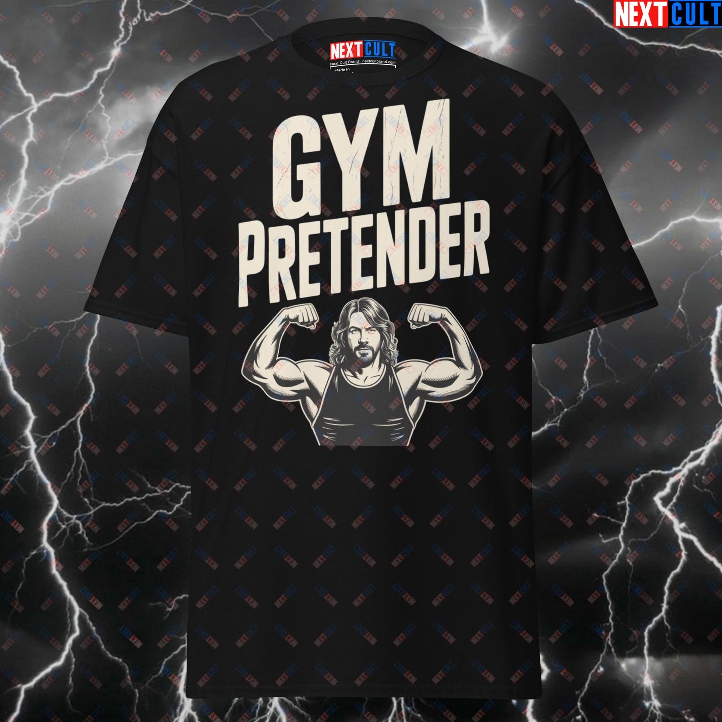 Funny Gym Pretender Pump Cover Tee – Foo Fighters Rock Music Gym Shirt for Lifters, Gymbro Meme Top for Workout & Gains T-shirts Bodybuilding Fitness Foo Fighters Gym Pump Cover Rock Music Workout Next Cult Brand