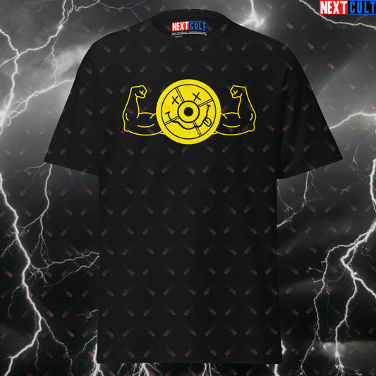 Grunge Weight Plate Funny Gym Shirt – Rock Music Workout Tee for Lifters & Gymbros – Pump Cover Fitness T-Shirt T-shirts Bodybuilding Fitness Gym Nirvana Powerlifting Pump Cover Rock Music Workout Next Cult Brand