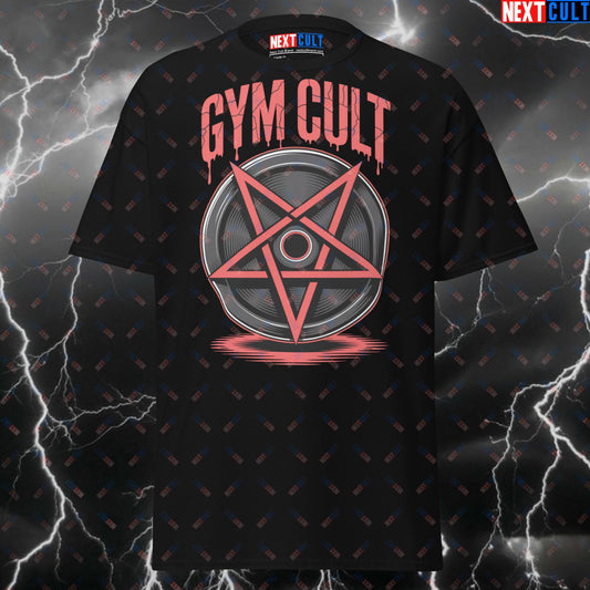 Funny Gym Cult T-Shirt - Gymbro Meme Tee for Lifters & Powerlifting Gains | Workout Pump Cover Top T-shirts Bodybuilding Fitness Gym Powerlifting Pump Cover Workout Next Cult Brand