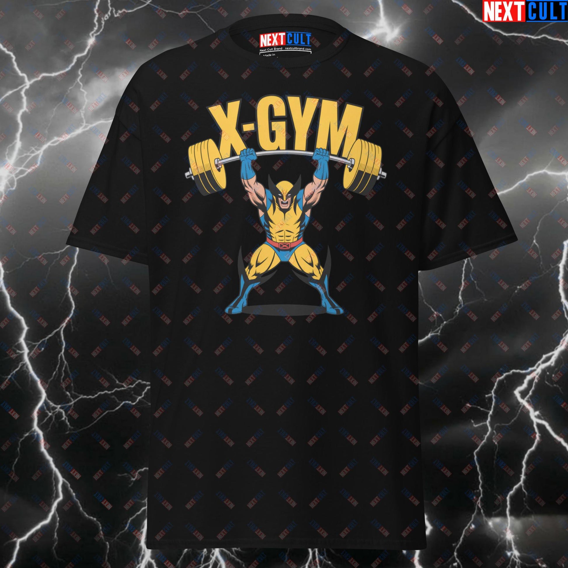 Wolverine Gym Hero Pump Cover - Funny X-Men Gym T-Shirt for Lifters & Gymbros - Comic Book Workout Tee for Fitness Gains T-shirts Bodybuilding Films Fitness Gym Powerlifting Pump Cover Superheroes Wolverine Workout X-Men Next Cult Brand